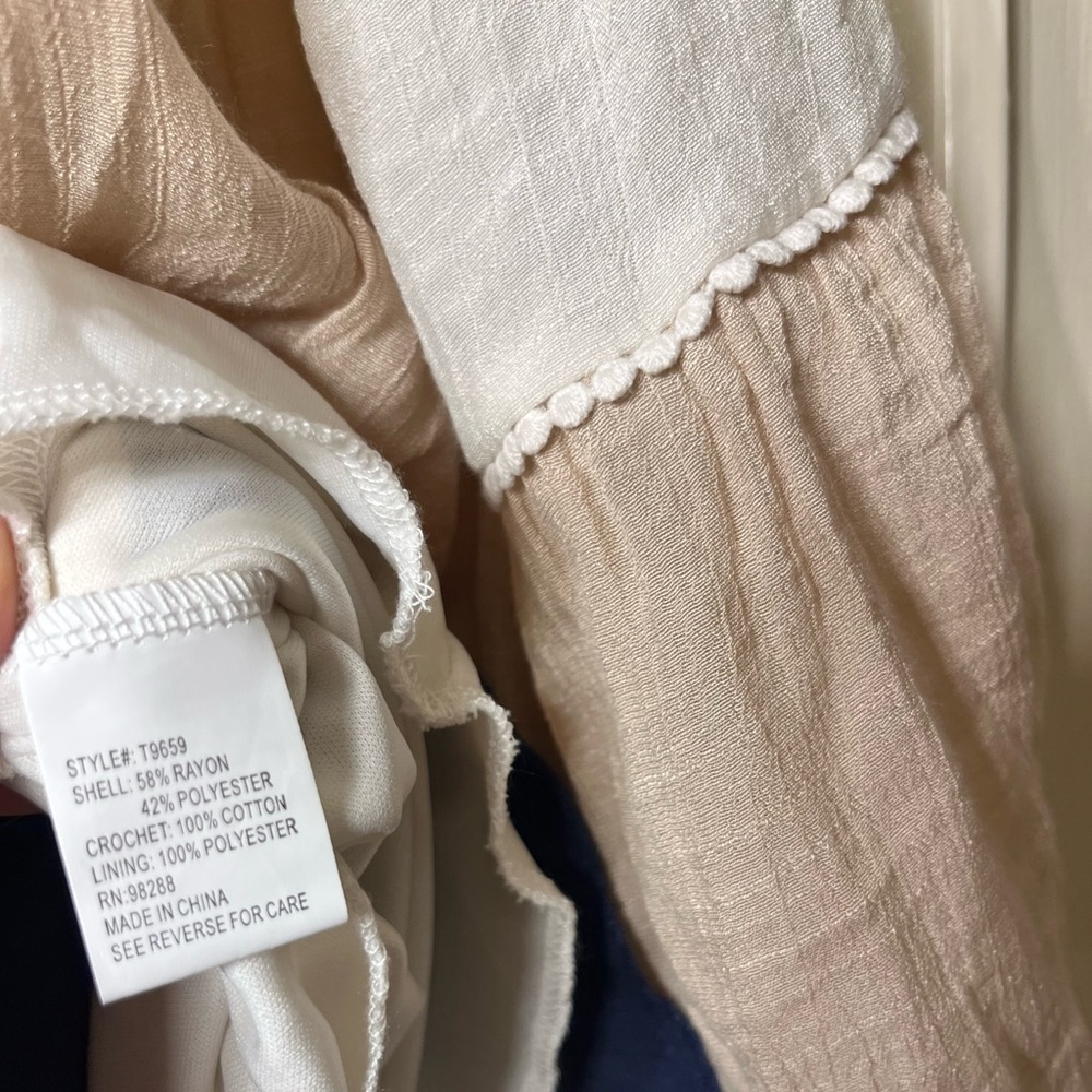 CALSTYLE Boho Chic Colorblock Tunic / Dress - Picture 6 of 7